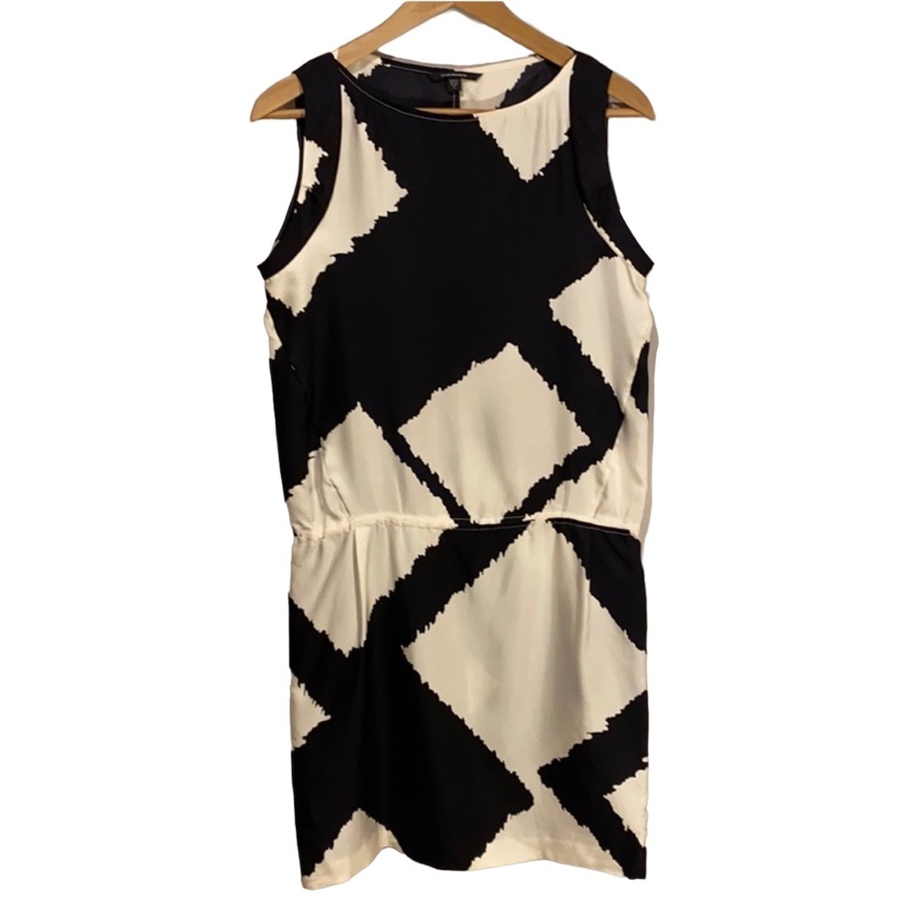 Club Monoco White Black Summer Silk Dress
